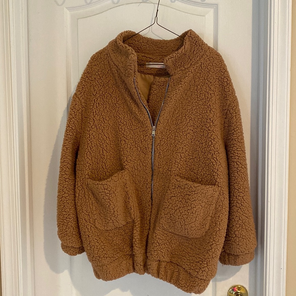 Brown Teddy Jacket